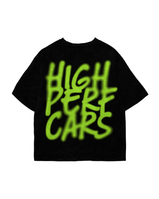 T-shirt Highperf Cars verde aries