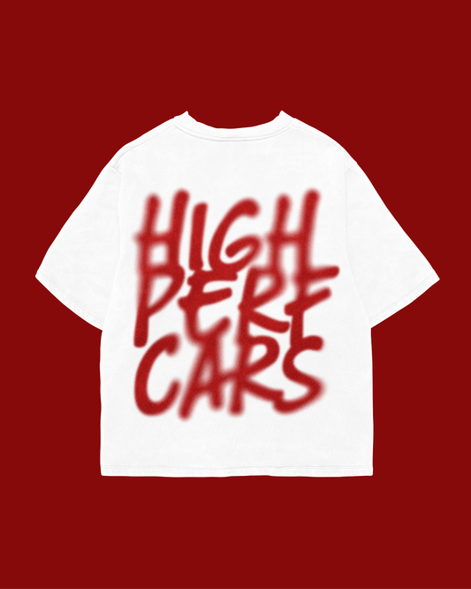 T-shirt HighPerf Cars rosso corsa