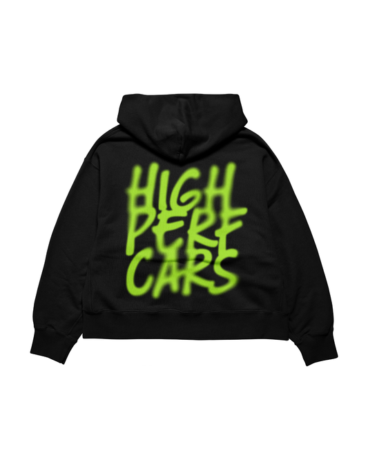 Hoodies Highperf Cars verde aries